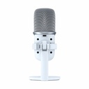 Microfono Gaming Hyper X SoloCast USB Blanco