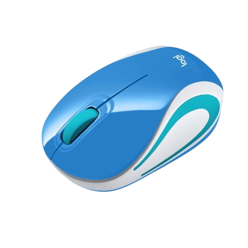 Mouse Logitech M187 Inalámbrico USB 1000 DPI Diseño Azul