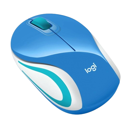 Mouse Logitech M187 Inalámbrico USB 1000 DPI Diseño Azul