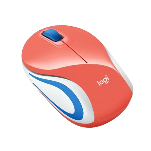 Mouse Logitech M187 Inalámbrico USB 1000 DPI Diseño Coral