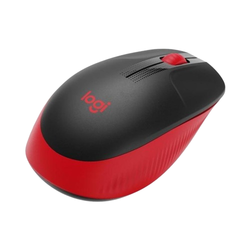 Mouse Logitech M190 Inalámbrico USB 1000 DPI Negro/Rojo