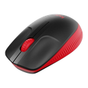 Mouse Logitech M190 Inalámbrico USB 1000 DPI Negro/Rojo