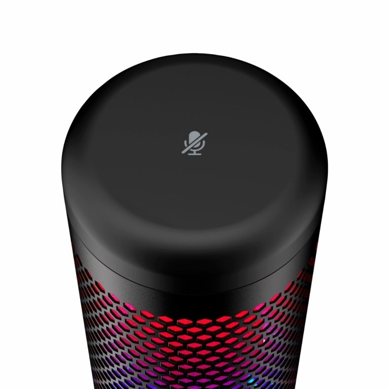 Microfono Gaming HyperX QuadCast S RGB Negro