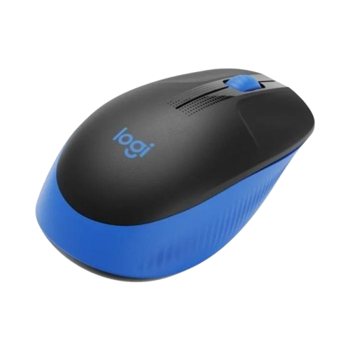 Mouse Logitech M190 Inalámbrico USB 1000 DPI Negro/Azul