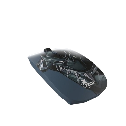 Mouse XTECH Marvel Inalámbrico USB 1600 DPI Edición Black Panther