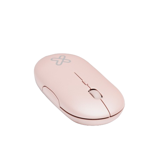 Mouse Klip Xtreme SlimSurfer Inalámbrico USB 1600 DPI Rosa