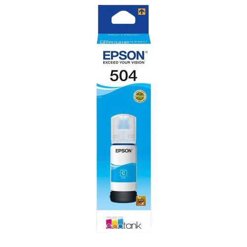 Tinta Epson T504 Cian 70ml