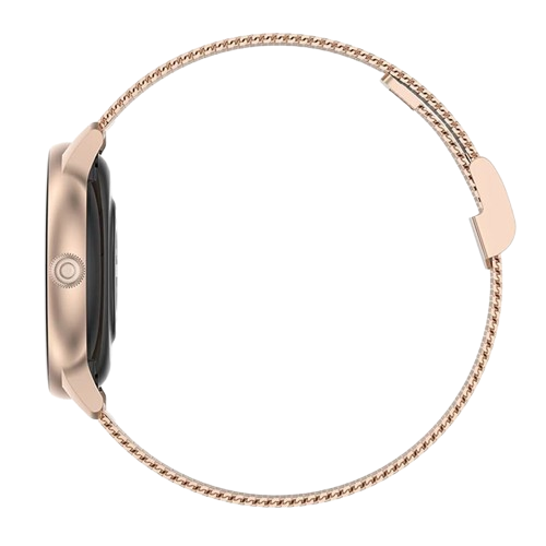 SmartWatch Molvu F6 Gold Rose Inox