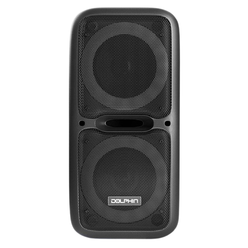 Bocina Bluetooth 3600W Dolphin SP 2120RBT Party Speaker Dual 12 Color Negro 