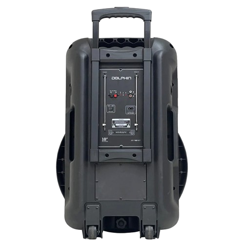 Bocina Bluetooth 4500W Dolphin SP 18RBT Party Speaker 18 Color negro 