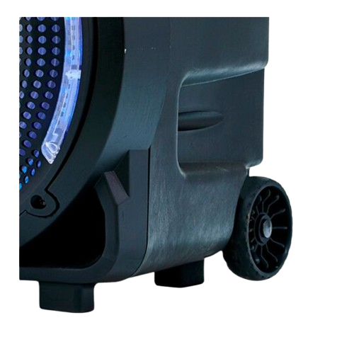Bocina Bluetooth con microfono 80 RMS Dolphin SP 17RBT Trolley 12 color Negro