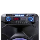 Bocina Bluetooth 3100W Dolphin SP 1500RBT Party Speaker 15 Color Negro 