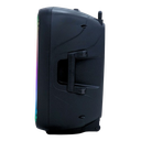 Bocina Dolphin SPX 2115 Elite pro 15 Bluetooth con microfono 80 RMS Color Negro