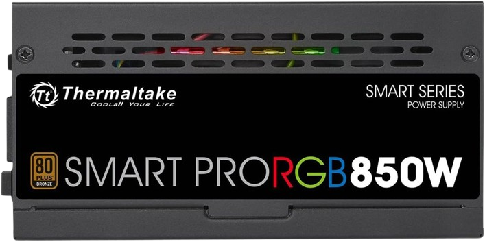 Fuente de poder ThermalTake Smart PRO RGB 850W Smart Pro RGB 850W