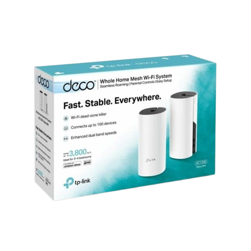 Sistema Mesh Wi-Fi tp-link Deco M4 AC1200 2-Pack 2 Antenas Integradas