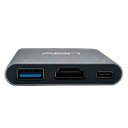 Adaptador USB-C a HDMI AON AO-AD-1017 Macho-Hembra Negro