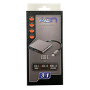 Adaptador USB-C a HDMI AON AO-AD-1017 Macho-Hembra Negro