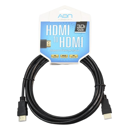 Cable HDMI AON AO-CB-1102 4K 3 Metros Macho-Macho
