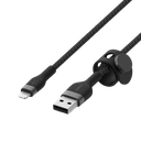 Cable USB a Lightning Belkin BoostCharge Pro Flex 1 Metro Negro