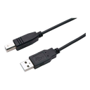 Cable USB para Impresora Argom  1.8 Metros Negro