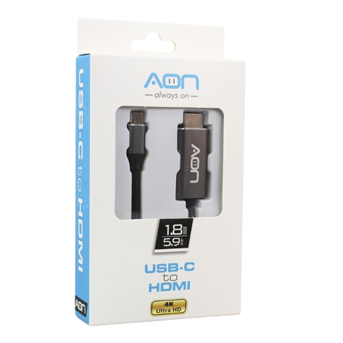 Cable USB-C a HDMI AON AO-CB-2101 1.8M