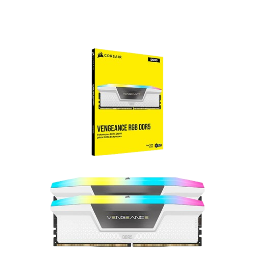 Memoria RAM Corsair Vengeance DDR5 2 X 16 GB 5200MHz RGB Blanco