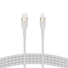 Cable USB-C a Lightning Belkin BoostCharge Pro Flex 3 Metro Blanco 