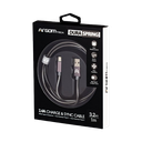 Cable USB-C a USB Argom ARG-CB-0028GR 1 Metro Trenzado Metalizado