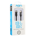 Cable USB-C a USB-C AON AO-CB-5000 3.5 Metros Negro
