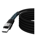 Cable USB-C a USB-C Argom ARG-CB-0048BK Carga Rápida 3 Metros Trenzado Negro
