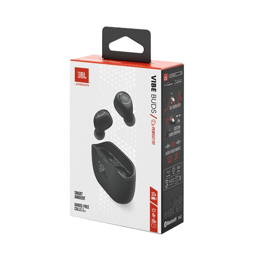 Audifonos Inalámbricos  Wave Buds Marca JBL Con TWS Color Negro
