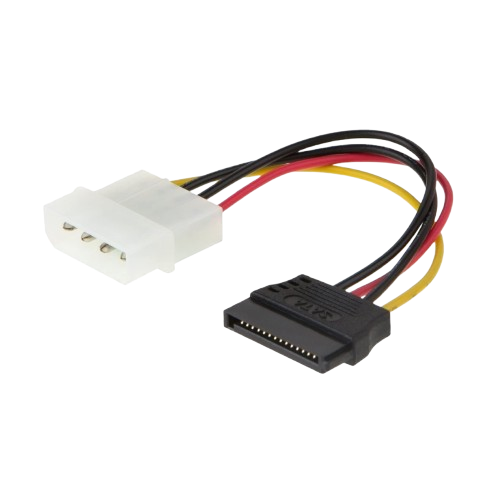 Cable de Poder Molex a SATA Agiler 15 Centímetros