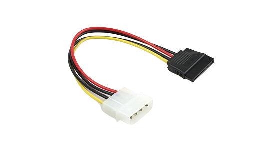 Cable de Poder Molex a SATA Agiler 15 Centímetros