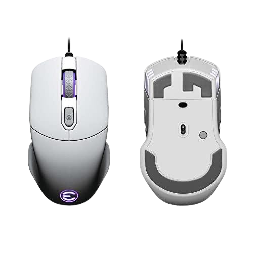 Mouse Gaming EVGA RGB X12 Ambidiestro Blanco 16,000 DPI