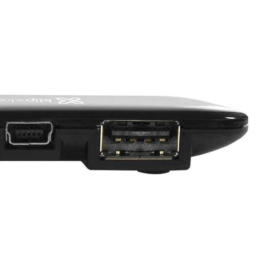 Hub Klip Xtreme  4 Puertos USB 2.0 Negro
