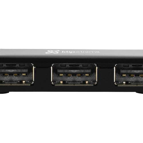 Hub Klip Xtreme  4 Puertos USB 2.0 Negro