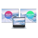 Hub AON 2-en-1 AO-AD-1007 USB-C a HDMI y VGA Negro