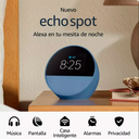 Bocina Inteligente Amazon Echo Spot Smart Azul Con Alexa