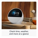 Bocina Inteligente Amazon Echo Spot Smart Blanca Con Alexa