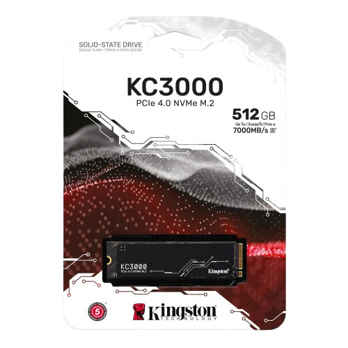 Unidad SSD M.2 2280 512GB Kingston KC3000