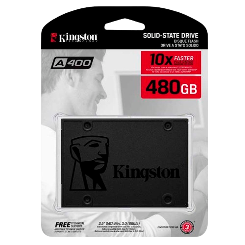 Unidad SSD 2.5" 480GB Kingston A400 