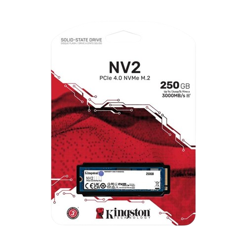 Unidad SSD M.2 2280 250GB Kingston NV2 PCI