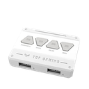 Kit de 3 Ventiladores Asus TUF GAMING TF120 ARGB Blancos 