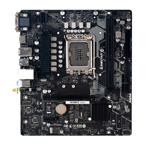 Motherboard Biostar H610MX-E LGA1700 12th, 13th & 14th Gen 2xDDR4 Micro-ATX