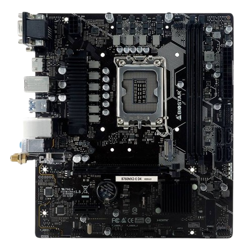 Motherboard Biostar B760MX2-E D4 Socket LGA1700 13th y 14th Gen 2xDDR4 Micro ATX