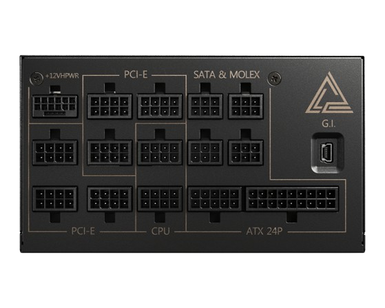 Fuente de Poder MSI MEG AI1300P 1300W 80 PLUS Plantinum 