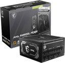 Fuente de Poder MSI MAG A1250GL 1250W 80 PLUS Gold 