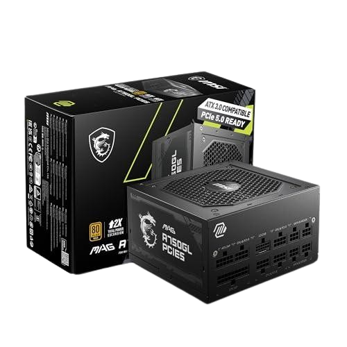 Fuente de Poder MSI MAG A750GL 750W 80 PLUS Gold
