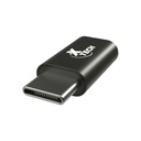 Adaptador XTECH XTC-526 USB C Macho a Micro USB Hembra