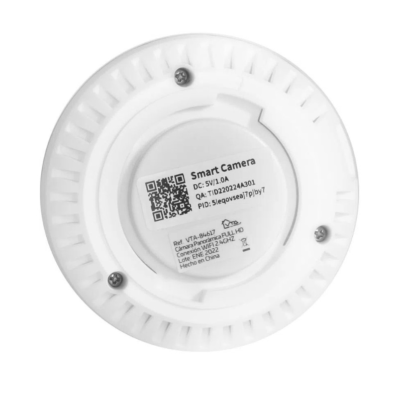 Cámara Inteligente VTA+ Diurna/Nocturna Smart Home Wi-Fi Panorámica FHD 1080p
